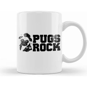 Humuts Cute & Funny Pugs Rock Pug Owners Rocker Kupa