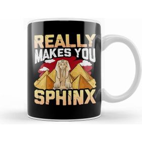 Humuts Cute & Funny Really Makes You Sphinx Pyramid Pun Kupa