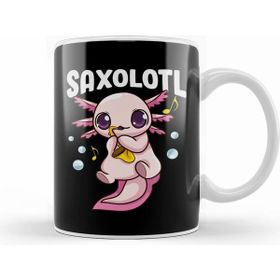 Humuts Cute & Funny Saxolotl Adorable Axolotl Playing Sax Kupa