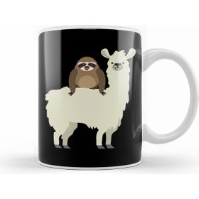 Humuts Cute & Funny Sloth Riding Llama Kupa
