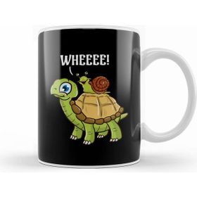 Humuts Cute & Funny Snail Riding On Turtle Yelling Wheee Kupa