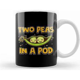 Humuts Cute & Funny Two Peas In A Pod Adorable Food Pun Kupa