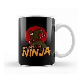 Humuts Cute Funny Unleash The Ninja For Ninja Lovers Kupa Bardak