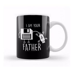 Humuts Cute Funny USB Floppy Disk I Am Your Father Pun Kupa Bardak