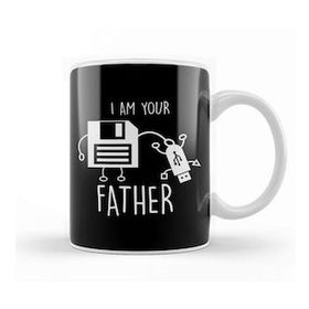 Humuts Cute Funny USB Floppy Disk I Am Your Father Pun Kupa Bardak