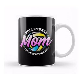 Humuts Cute Funny Volleyball Mom You Just Got Served Kupa Bardak
