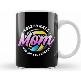 Humuts Cute Funny Volleyball Mom You Just Got Served Kupa Bardak