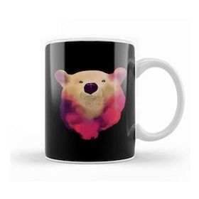 Humuts Cute Galactic Polar Bear Space Exploration Kupa Bardak