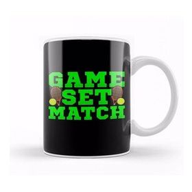 Humuts Cute Game Set Match Tennis Players Kupa Bardak