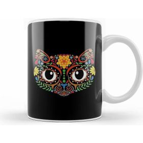 Humuts Cute Ginger Cat Day Of The Dead Cat Kedi Kupa Bardak