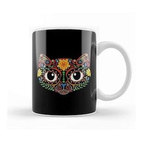 Humuts Cute Ginger Cat Day Of The Dead Cat Kedi Kupa Bardak