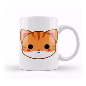 Humuts Cute Ginger Cat Kupa Bardak
