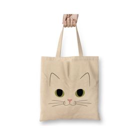 Humuts Cute Ginger Cat White Cat Kedi Bez Çanta