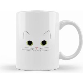 Humuts Cute Ginger Cat White Cat Kedi Kupa Bardak