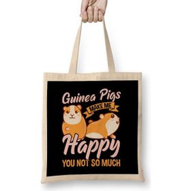 Humuts Cute Guinea Pigs Make Me Happy You Not So Much Bez Çanta