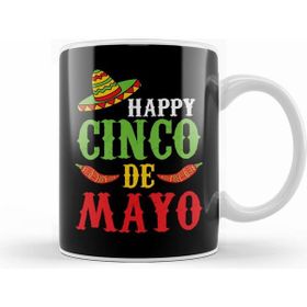Humuts Cute Happy Cinco De Mayo Sombrero Peppers May 5th Kupa Bardak