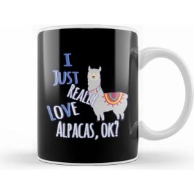 Humuts Cute I Just Really Love Alpacas Ok Funny Kupa Bardak