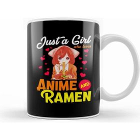 Humuts Cute Just A Girl Who Loves Anime & Ramen Foodie Kupa