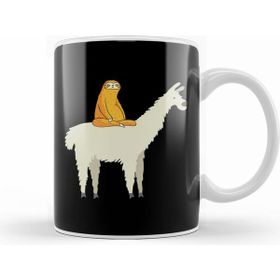 Humuts Cute Llama And Sloth Friends Adorable Animals Beyaz Kupa