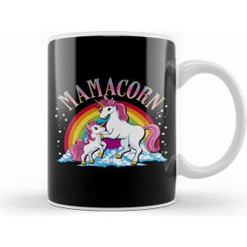 Humuts Cute Mamacorn Unicorn Mom Adorable Loving Mama Beyaz Kupa