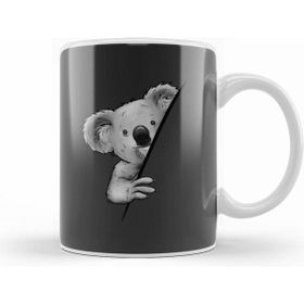 Humuts Cute Marsupial Funky Koala Illustration Fancy Koalabear T Beyaz Kupa