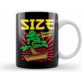 Humuts Cute Size Doesnt Matter Small Bonsai Tree Plant Beyaz Kupa