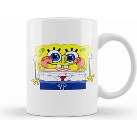 Humuts Cute Spongebob Süngerbob Beyaz Kupa