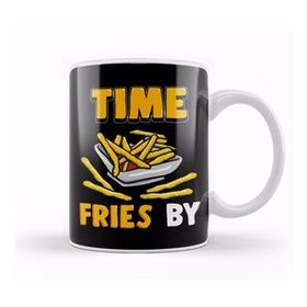 Humuts Cute Time Fries By Funny French Fry Food Pun Kupa Bardak
