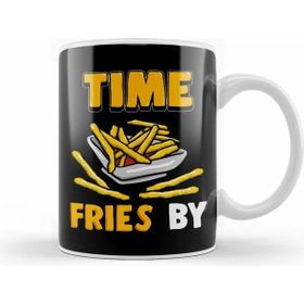Humuts Cute Time Fries By Funny French Fry Food Pun Kupa Bardak