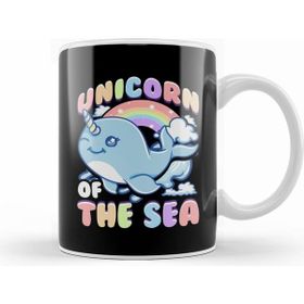 Humuts Cute Unicorn Of The Sea Narwhal Rainbow Kupa Bardak