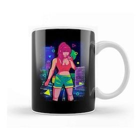 Humuts Cute Vaporwave Anime Girl Aesthetic Dance Music Kupa Bardak
