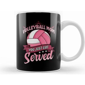 Humuts Cute Volleyball Mom You Just Got Served Pun Kupa Bardak