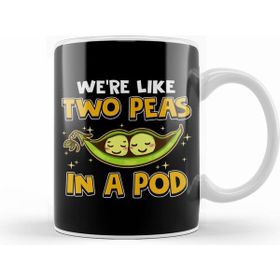 Humuts Cute We are Like Two Peas in a Pod Romantic Pun Kupa Bardak