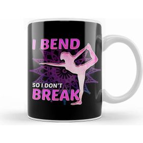 Humuts Cute Yoga I Bend So I Don't Break Flexibility Kupa Bardak