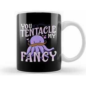 Humuts Cute You Tentacle My Fancy Octopus Tickle Pun Kupa Bardak