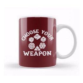 Humuts D and D Choose Your Weapon Dice Kupa Bardak
