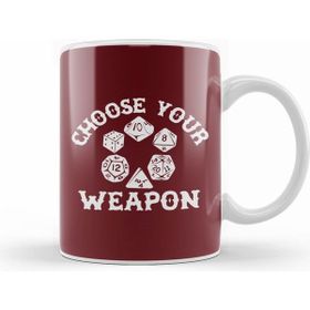 Humuts D and D Choose Your Weapon Dice Kupa Bardak