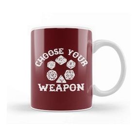 Humuts D and D Choose Your Weapon Dice Kupa Bardak