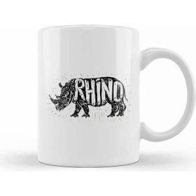 Humuts Dabbing Rhino Rhinoceros Dab Animal 02 Kupa Bardak