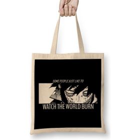 Humuts Dabi My Hero Academia 01 Açık Bej Uzun Saplı Bez Çanta