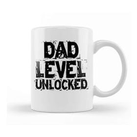 Humuts Dad Level Unlocked Gaming New Dad Baby Announcement Fathers Day Daddy To Be Video Game First 01 Kupa Bardak