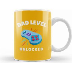 Humuts Dad Level Unlocked Gaming New Dad Baby Announcement Fathers Day Daddy To Be Video Game First 04 Kupa Bardak