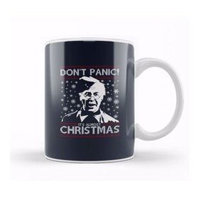 Humuts Dads Army Don't Panic Christmas Knit Pattern Kupa Bardak