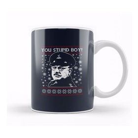 Humuts Dads Army Stupid Boy Christmas Knit Pattern Kupa Bardak