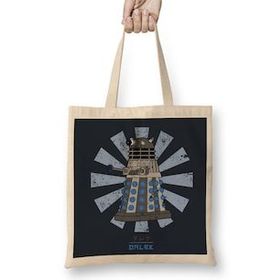 Humuts Dalek Retro Japanese Dr Who Uzun Saplı Bez Çanta