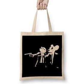 Humuts Danger Mouse And Penfold Pulp Fiction Uzun Saplı Bez Kadın Günlük Çanta