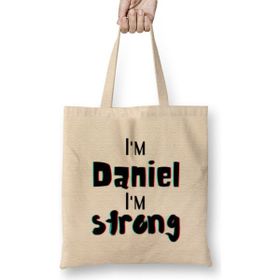 Humuts Daniel Name Personalized Custom Design Gift Baby-Gift For Him Bez Çanta