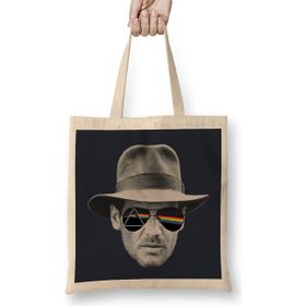 Humuts Dark Side Of Indiana Jones Açık Bej Uzun Saplı Bez Çanta