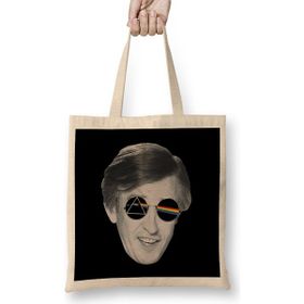 Humuts Dark Side Of The Partridge Alan Partridge Açık Bej Uzun Saplı Bez Çanta