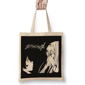 Humuts Darling In The Franxx Anime Art Zero Two Cute Style Açık Bej Uzun Saplı Bez Çanta